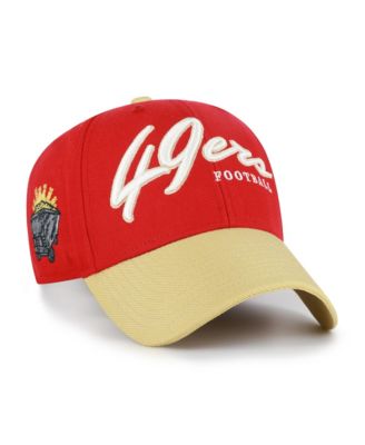 Men's Scarlet San Francisco 49ers Throwback MVP Adjustable Hat