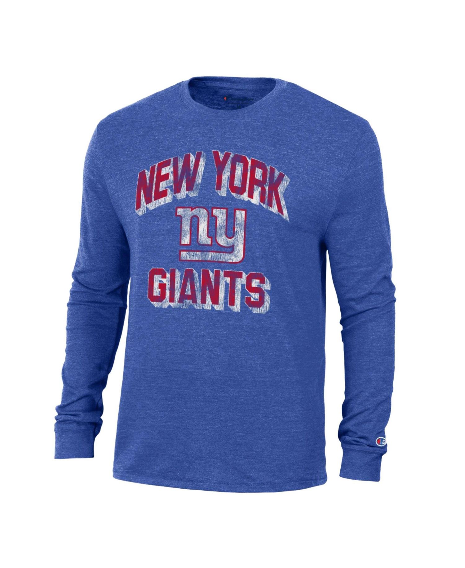 Men's New York Giants Tri-Blend Long-Sleeve T-Shirt