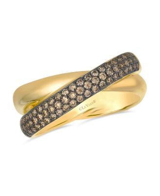 Chocolate Diamond (3/8 ct. t.w.) Ring in 14k Yellow Gold