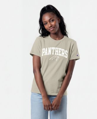 Women's Carolina Panthers Cocoa Butter Screen Print Graphics T-Shirt