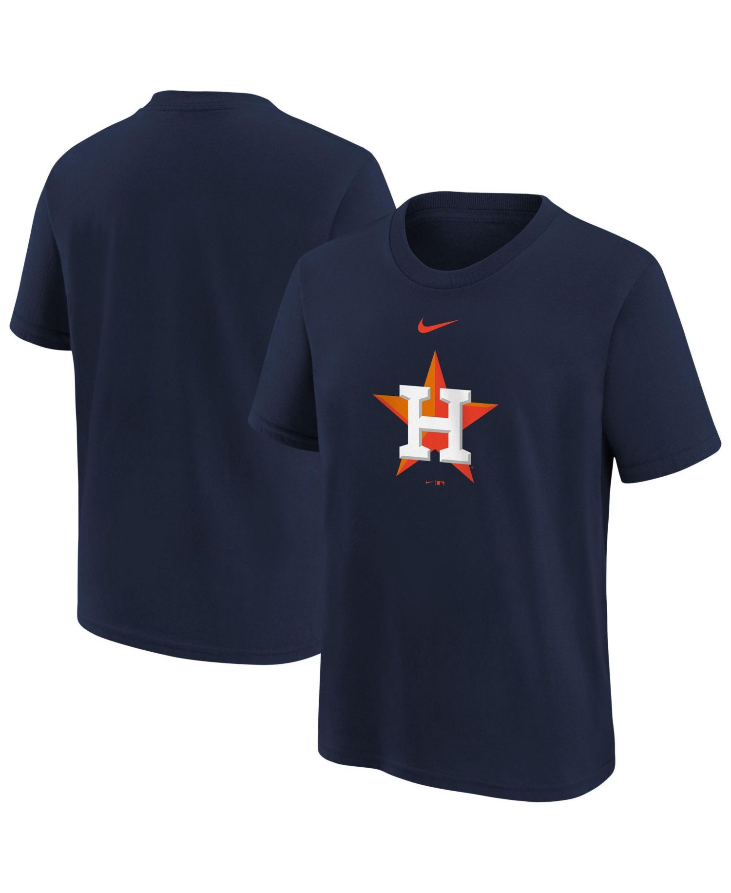 Boys' and Girls' Houston Astros Large-Logo T-Shirt