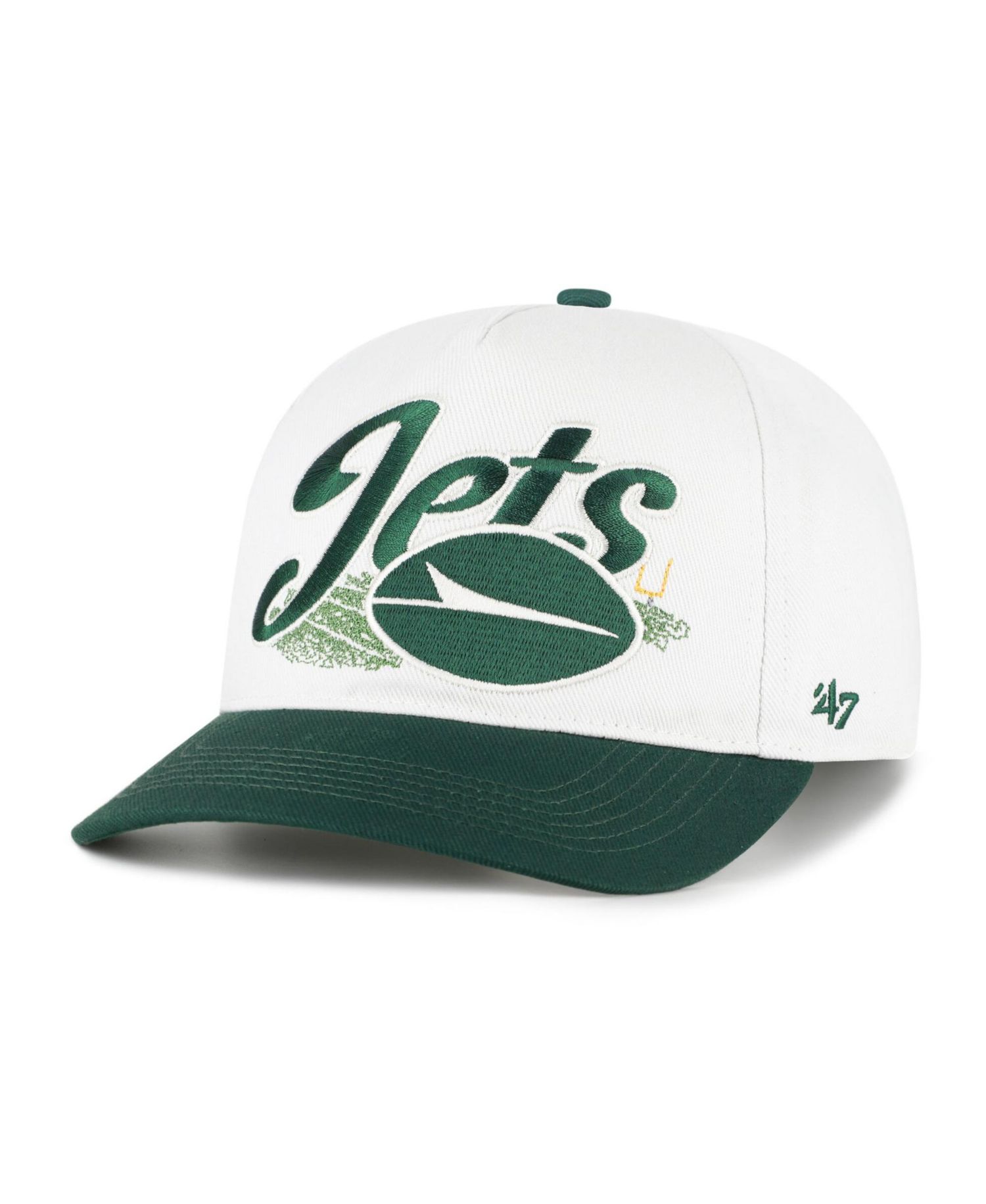 Men's Cream New York Jets Enfield Hitch Adjustable Hat