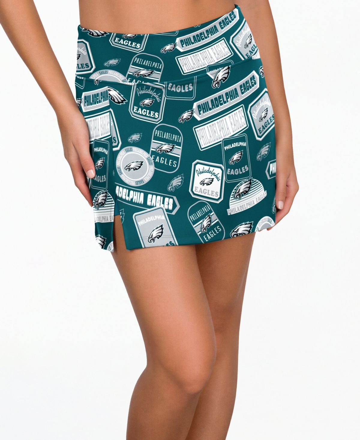 Concepts Sport Women's Midnight Green Philadelphia Eagles Grady Allover Print Sleep Skort