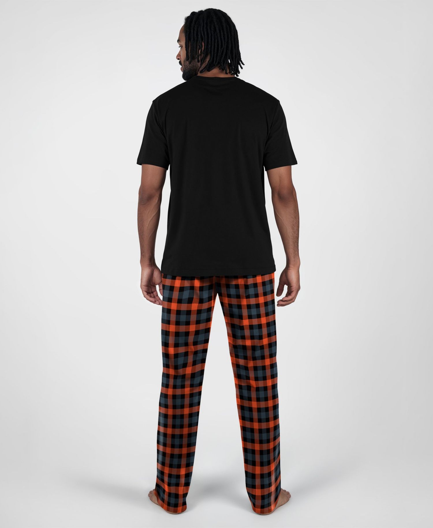 Men's Black Cincinnati Bengals Highland Sleep Set
