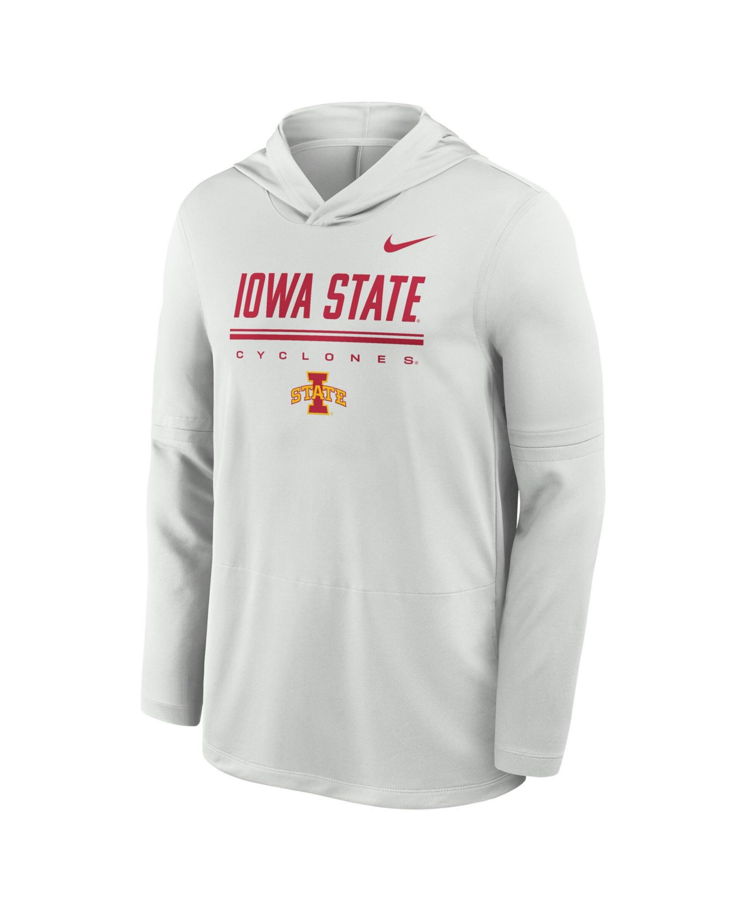 Men's Iowa State Cyclones 2026 Sideline Lightweight Long-Sleeve Hoodie