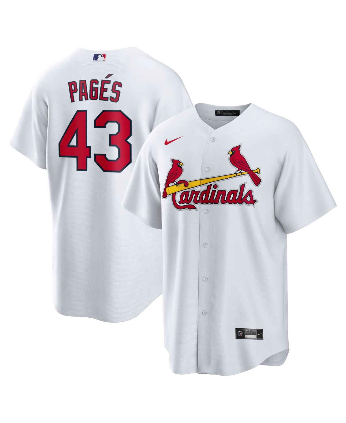 Nike Men's St. Louis Cardinals Pedro Pages Home Jersey
