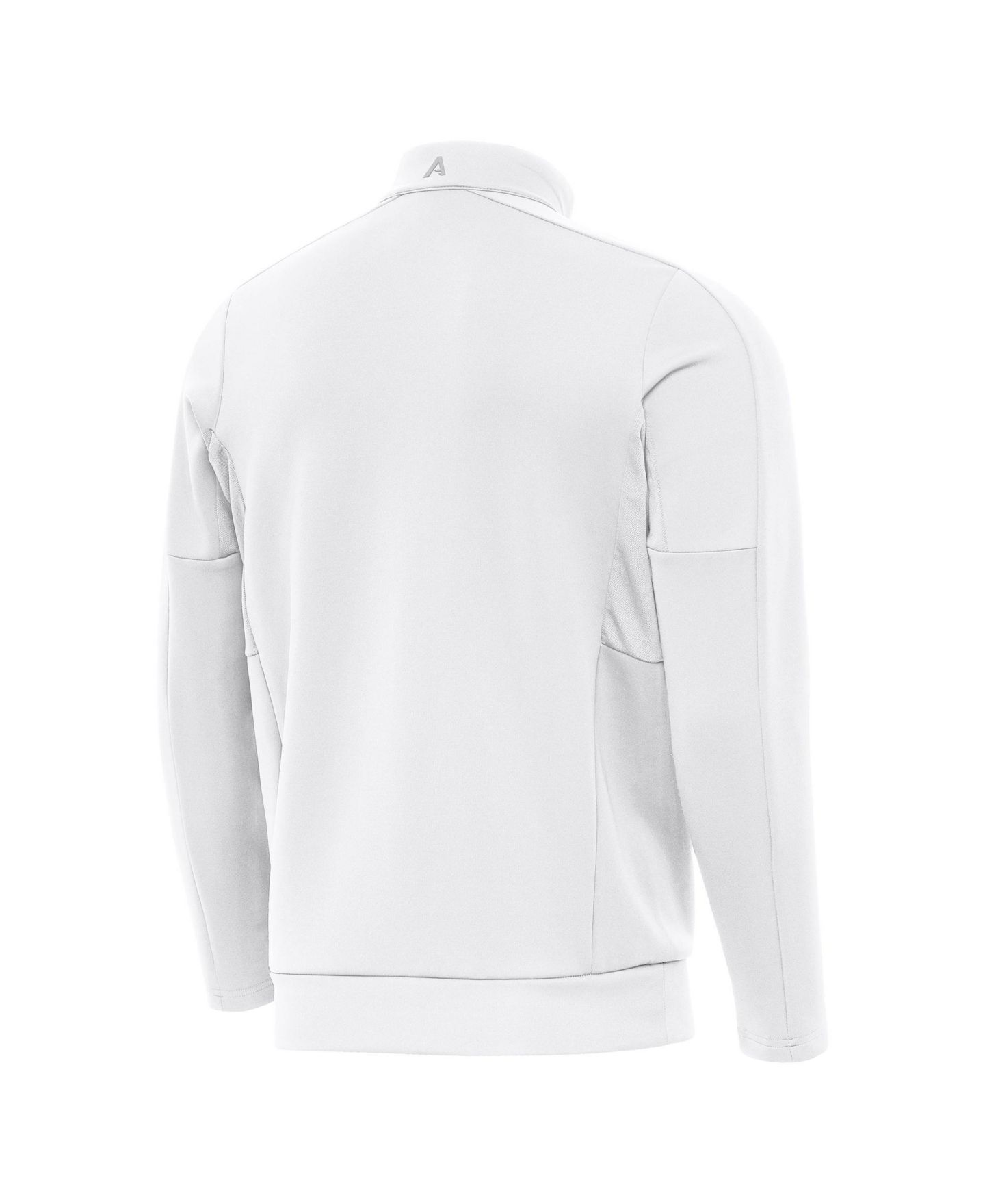 Мужская куртка Antigua New England Patriots Generation Quarter-Zip Mock Neck — фото 2