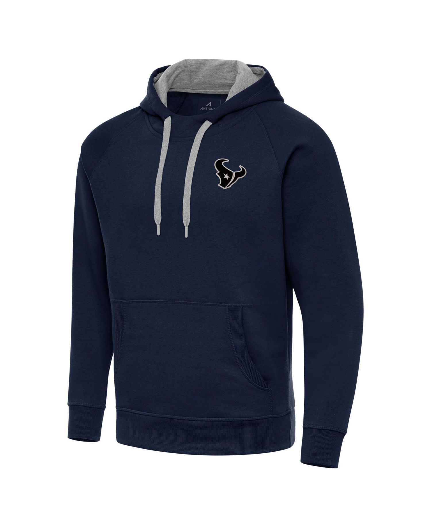 Men's Houston Texans Victory Raglan-Sleeve Midweight Pullover Hoodie