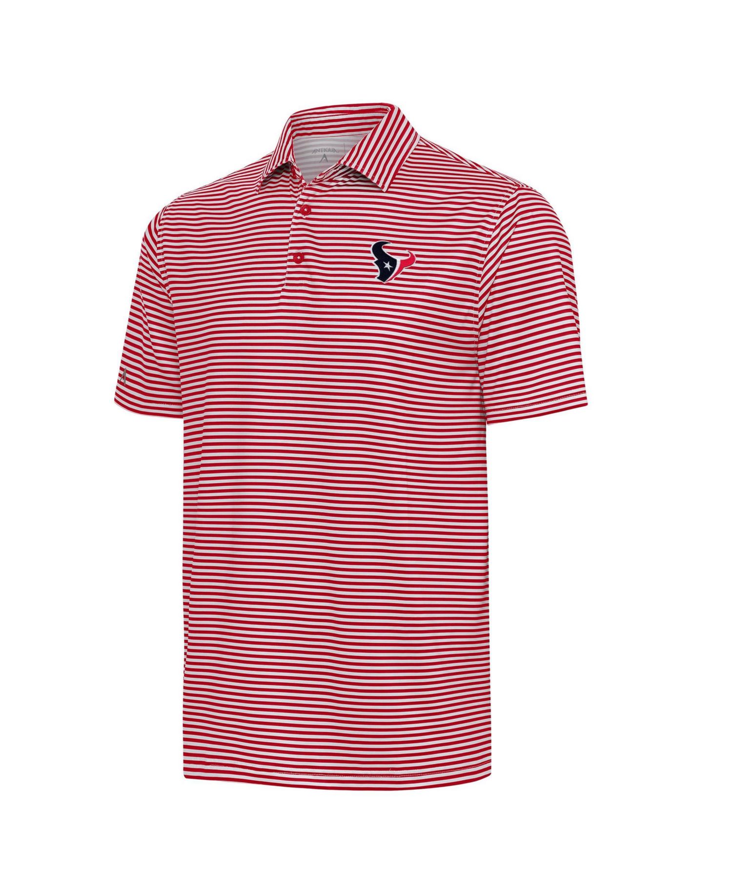Men's Red/White Houston Texans Skills Polo Shirt