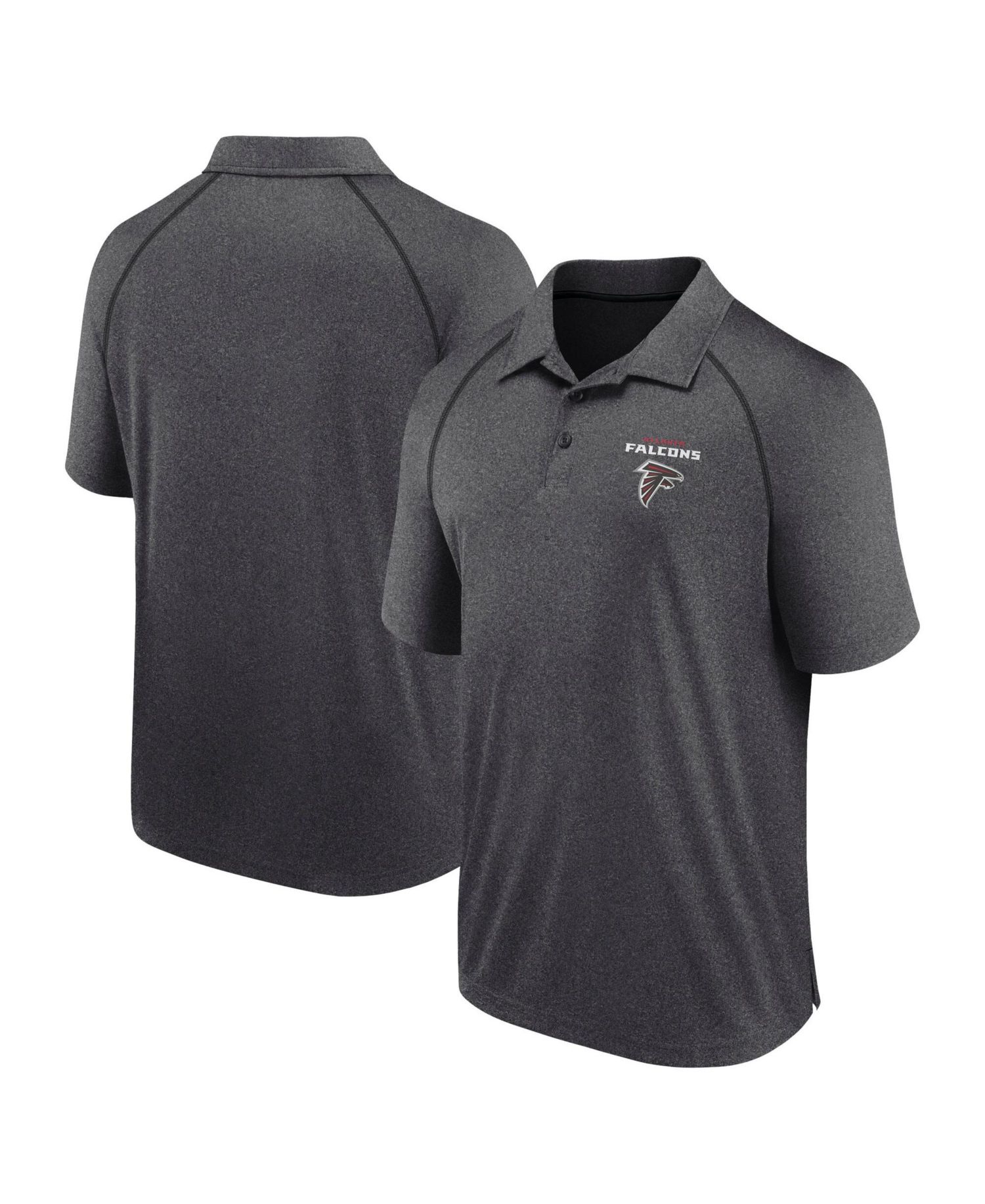 Men's Atlanta Falcons Making Waves Raglan-Sleeve Polo Shirt
