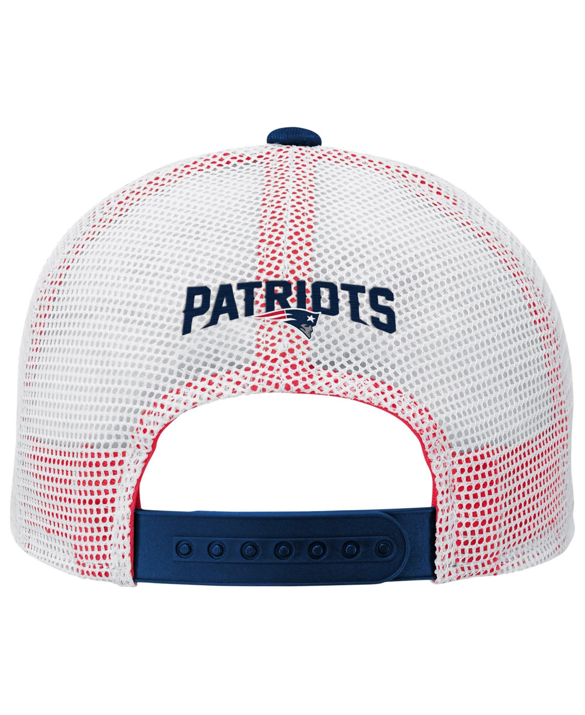 Outerstuff Kids' New England Patriots Core Lockup Trucker Structured-Fit Snapback Adjustable Hat