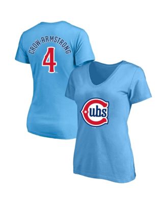 Plus Size Chicago Cubs Pete Crow-Armstrong Short-Sleeve V-Neck T-Shirt