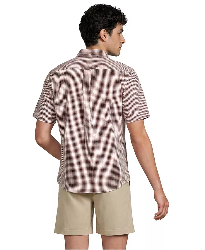 Men's Short Sleeve Seersucker Shirt - thumbnail 10
