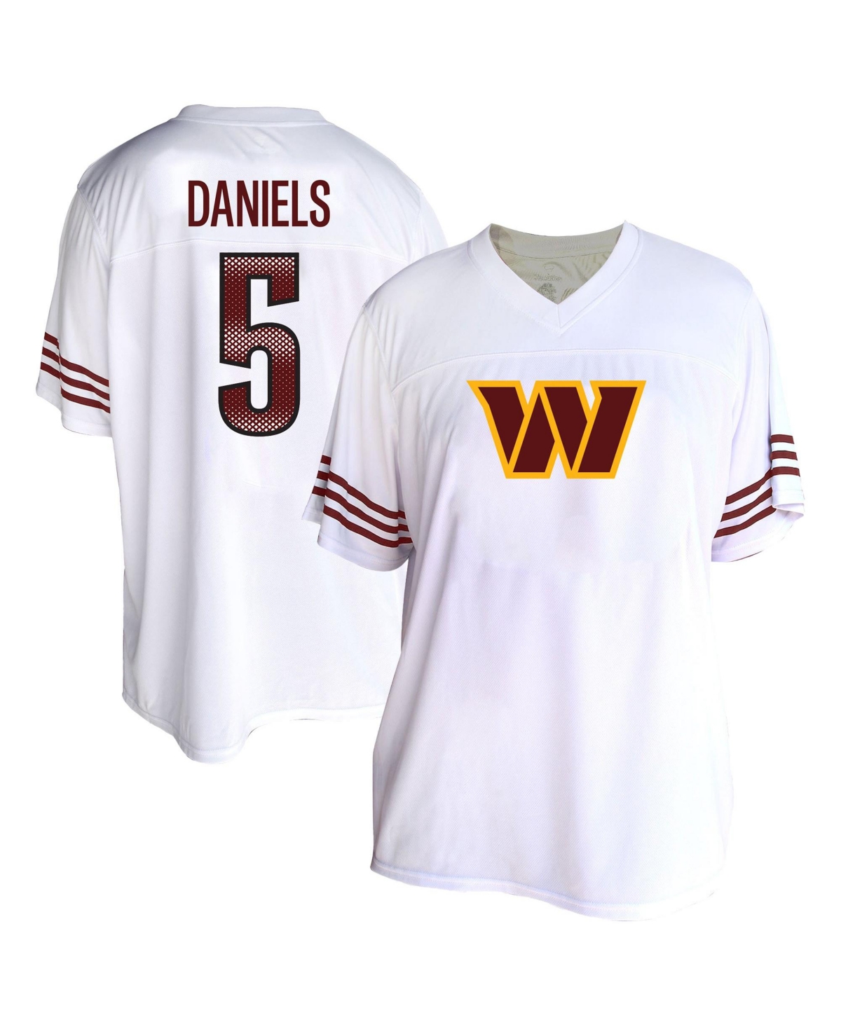 Fanatics Women's Plus Washington Commanders Jayden Daniels Relaxed-Fit Jersey