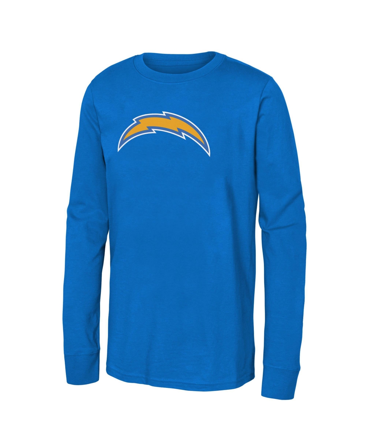 Outerstuff Kids' Boys' And Girls' Los Angeles Chargers Long-sleeve Crew Neck T-shirt In Powder Blue