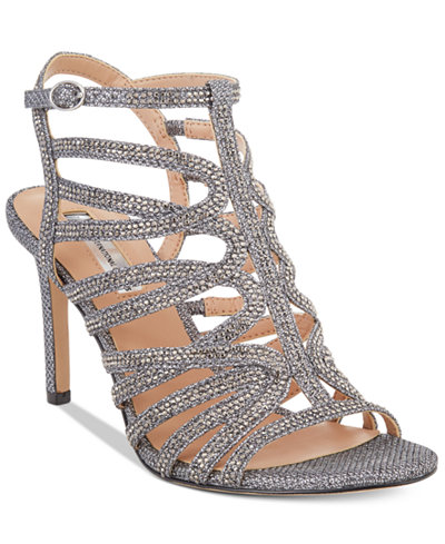 INC International Concepts Women's Gawdie Caged Sandals, Only at Macy's