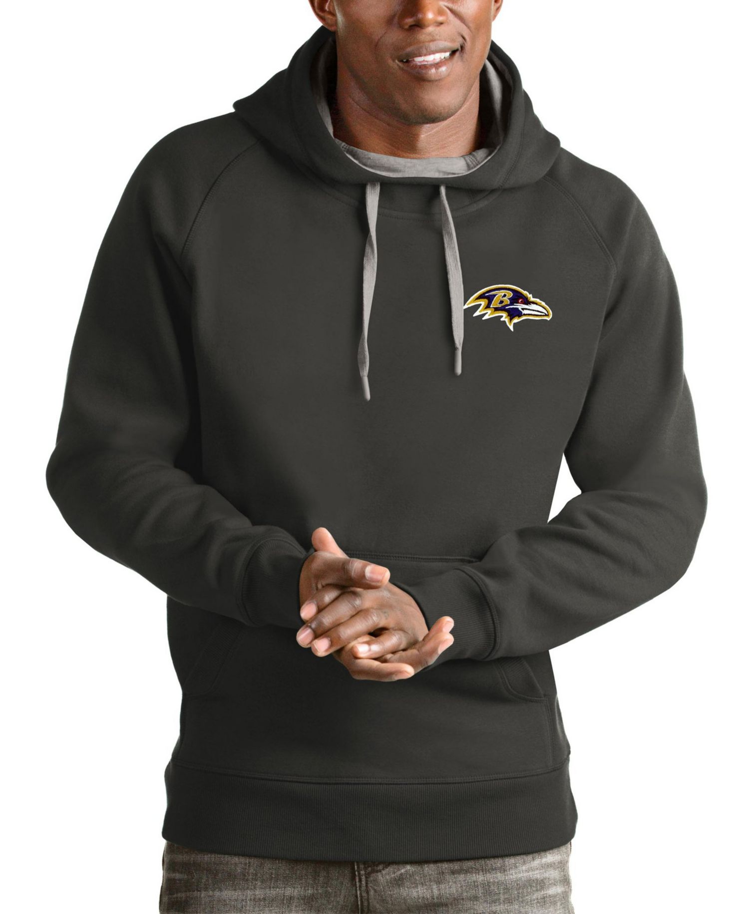 Men's Victory Baltimore Ravens Logo Pullover Hoodie