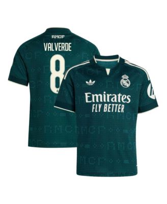Big Boys and Girls Federico Valverde Green Real Madrid 2026/27 Away Replica Jersey