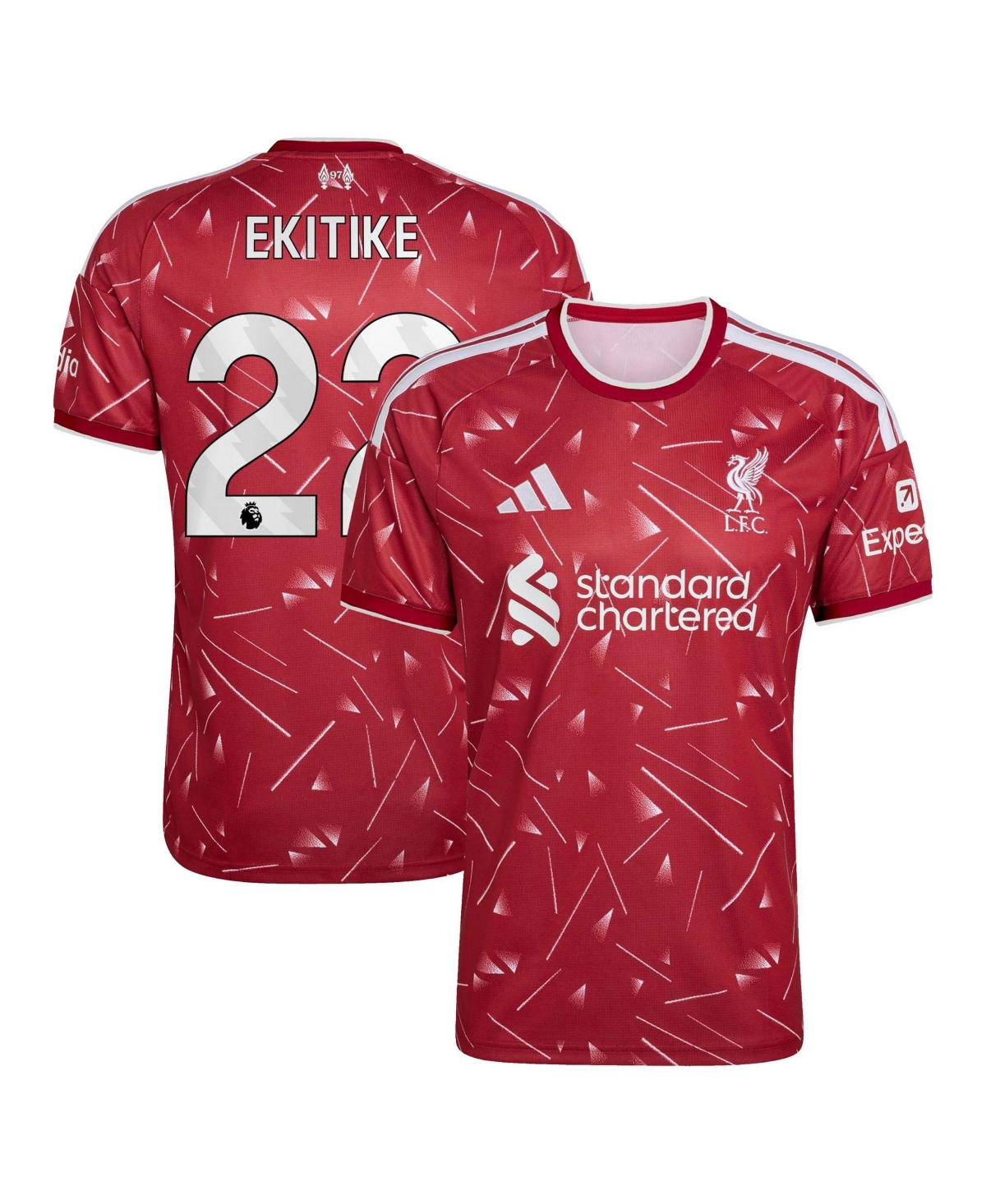 Adidas Men's Hugo Ekitike Red Liverpool 2026/27 Home Replica Jersey