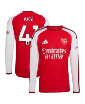 Men's Arsenal FC Declan Rice 2026/27 Home Authentic Long Sleeve Jersey