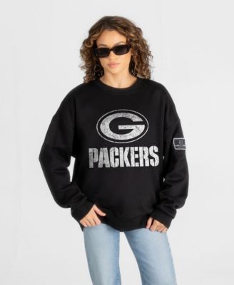 Women's Green Bay Packers Bold Move Oversized Drop-Shoulder Sweatshirt