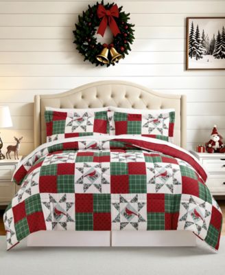 Cardinal Patch 8-Piece Comforter Set, Full