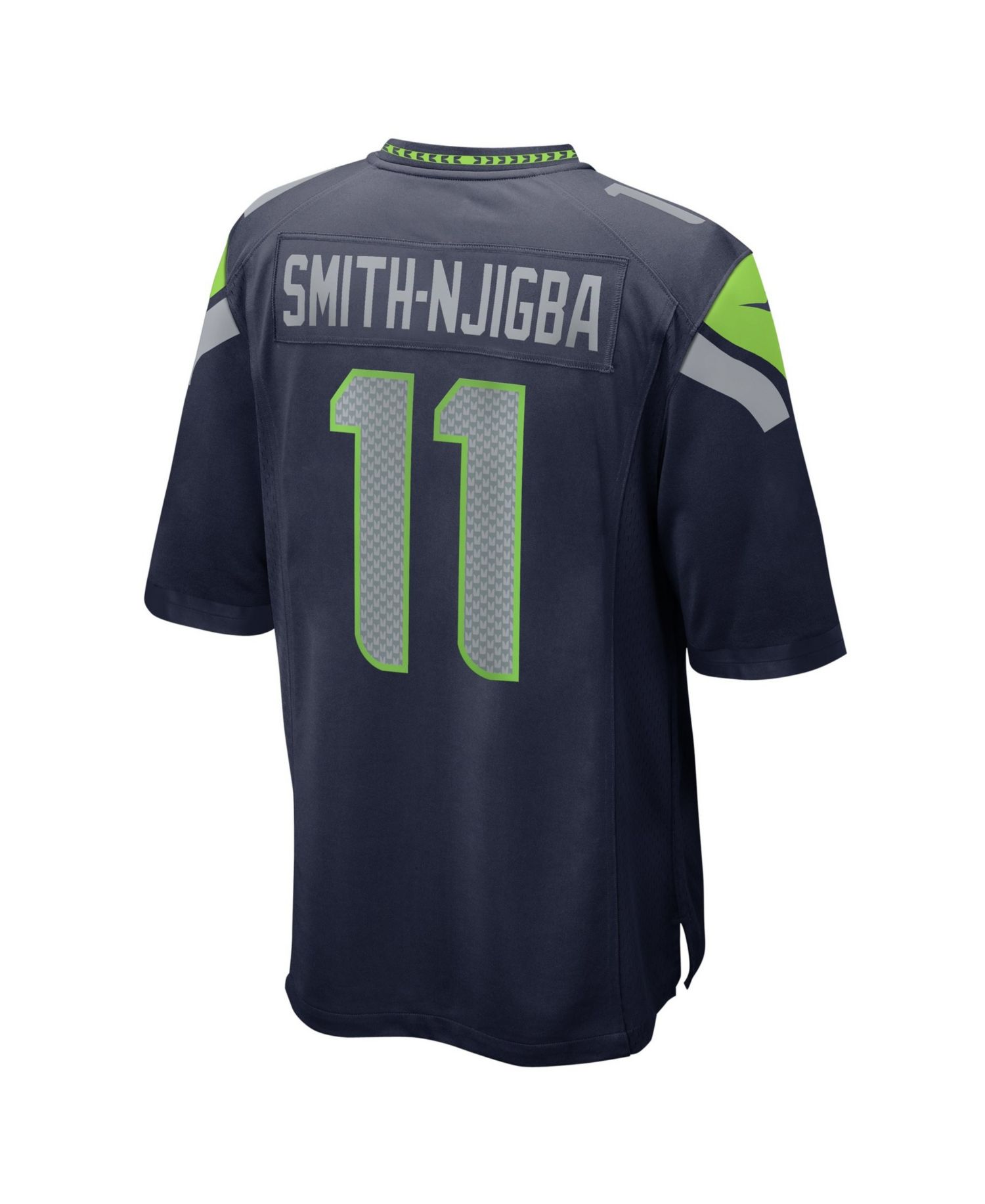 Men's Jaxon Smith-Njigba College Navy Seattle Seahawks 2023 NFL Draft First Round Pick Game Jersey