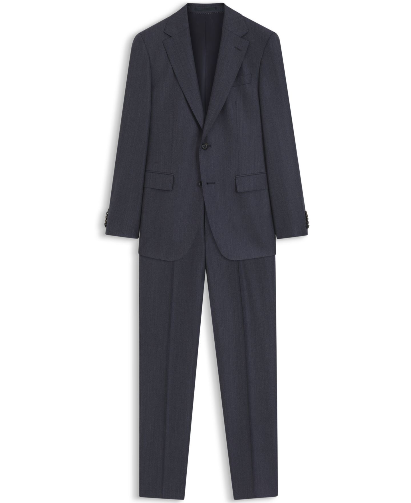 Мужские комплекты Hugo Boss BOSS by Wool 2-Piece Regular-Fit Suit, цвет: Тёмный синий — фото 3