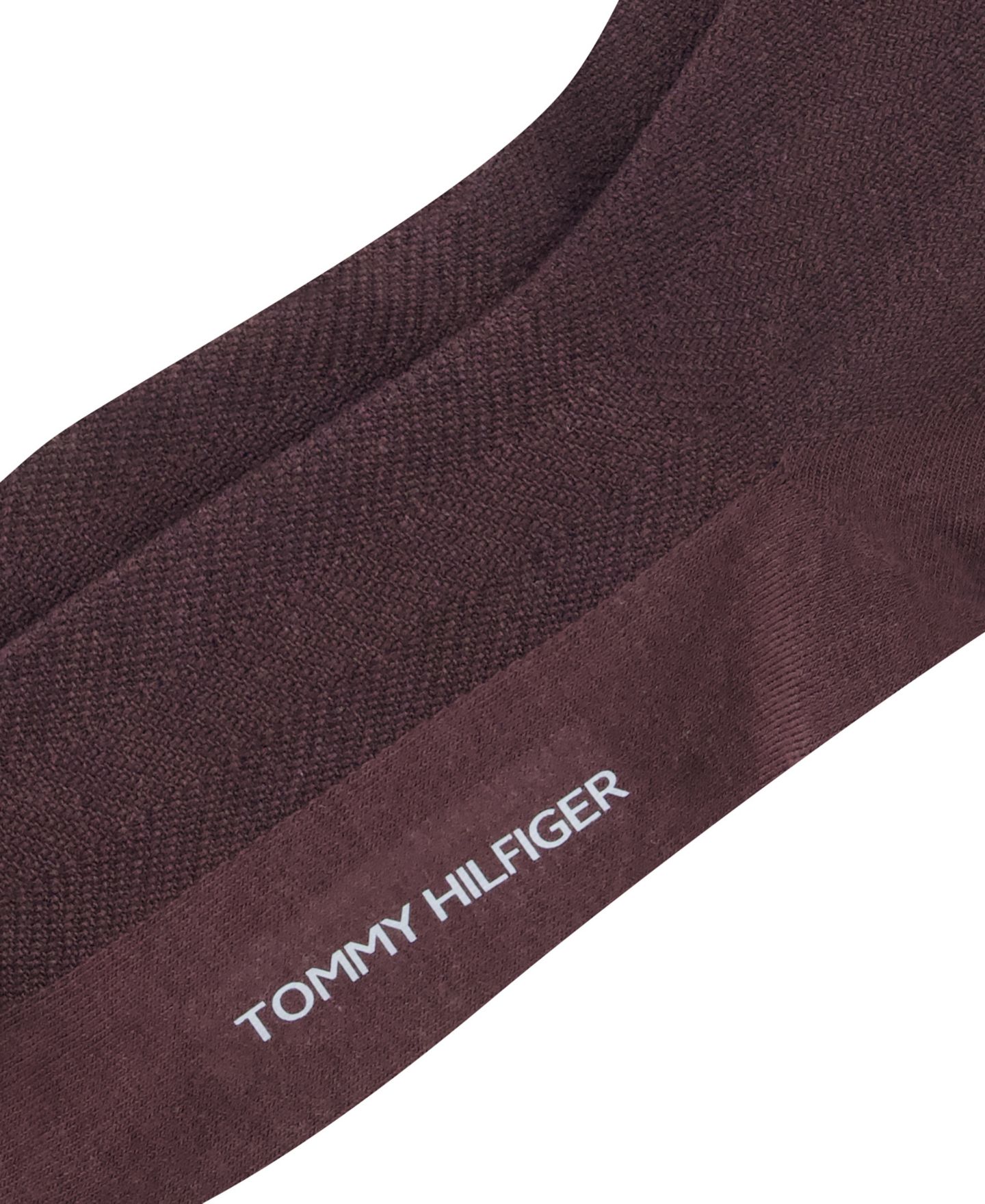 Носки для мужчин, средней высоты, в рубчик, 4 шт. — Tommy Hilfiger, цвет: Коричневый — фото 4