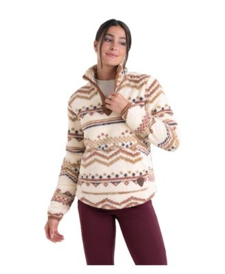 Women's Quarter-Zip Mock Neck Fleece Pullover