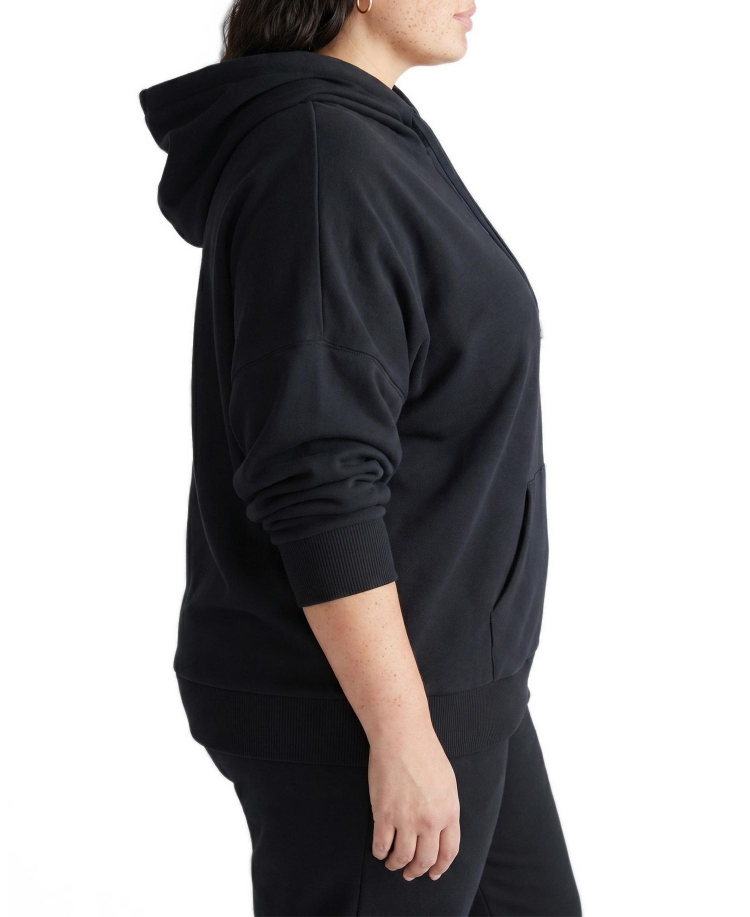 Plus Size Daydream Plush Fleece-Backing Relaxed-Fit Hoodie