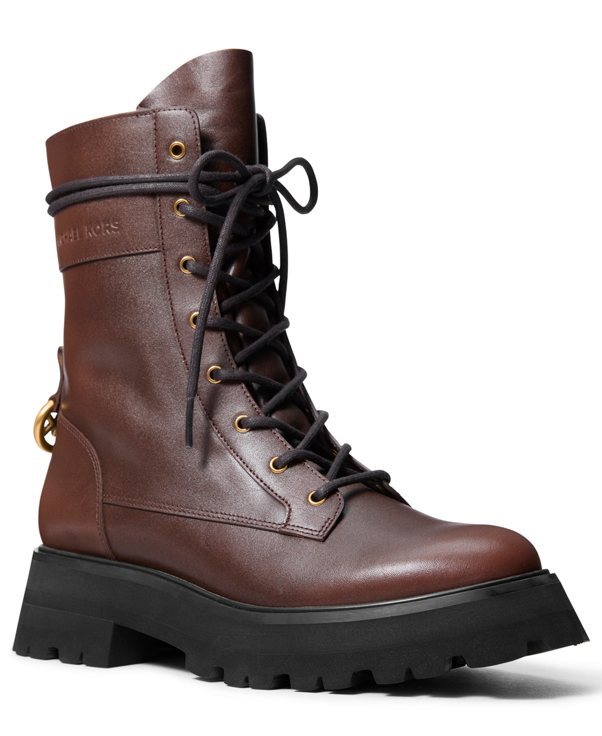 Michael Kors Women's Caleb Lug Zipper Booties
