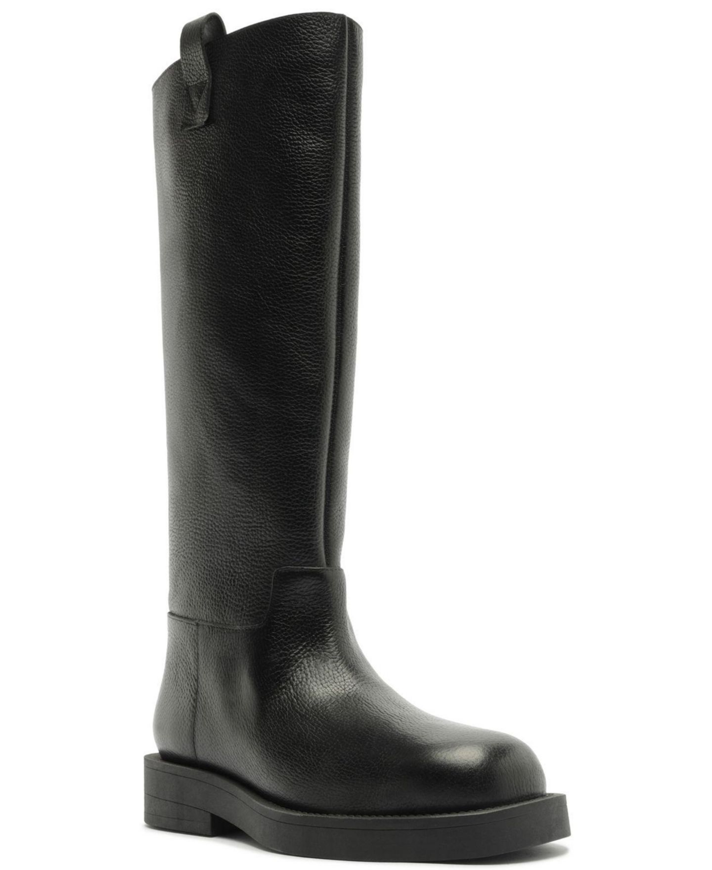 Женские ботинки Schutz Betty Round Toe Tall, цвет: Чёрный — фото 1
