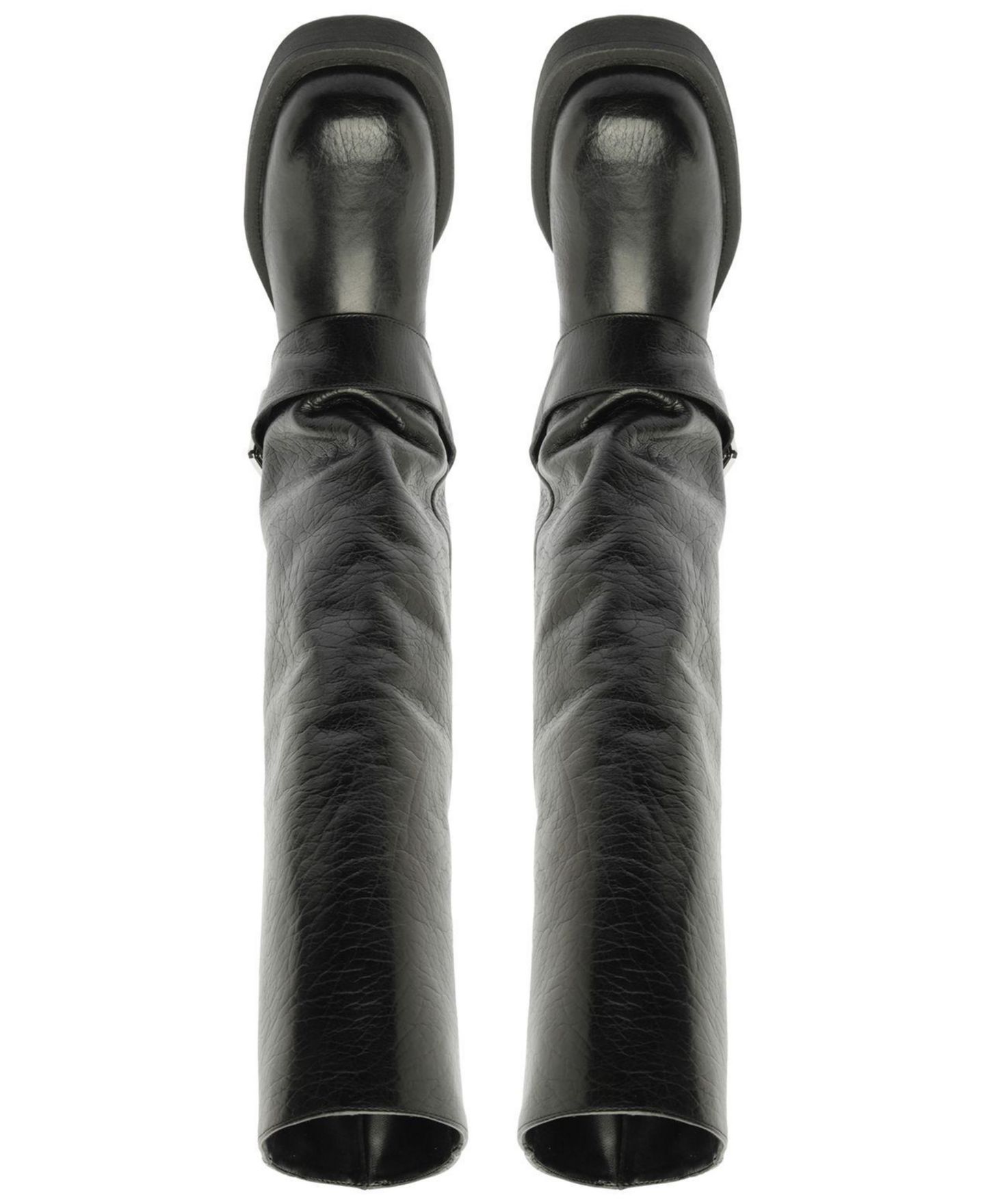 Женские ботинки Schutz Patrice Up Round Toe Tall, цвет: Чёрный — фото 10