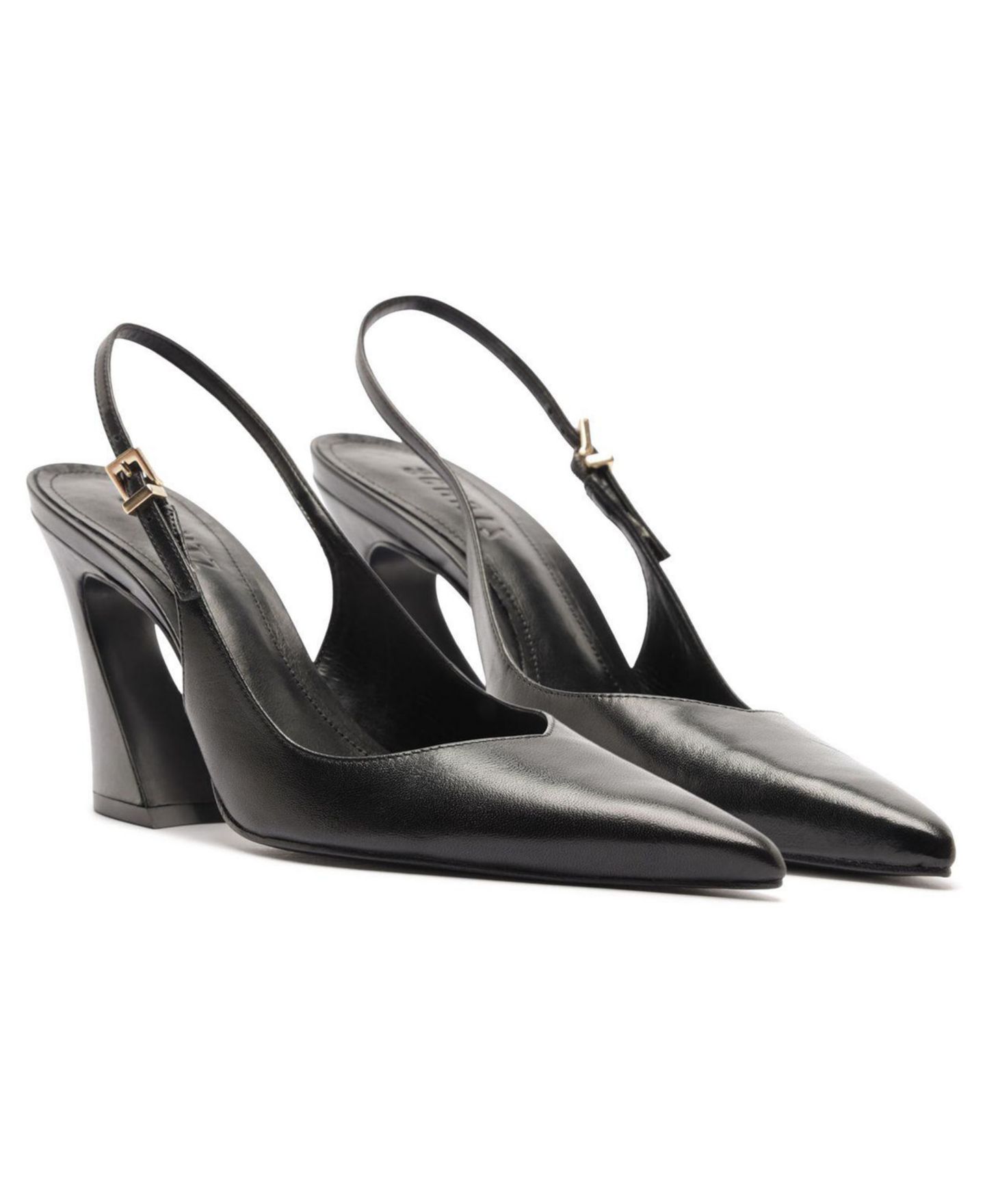 Женские туфли Schutz Lexi Slingback Block Pumps, цвет: Чёрный — фото 8