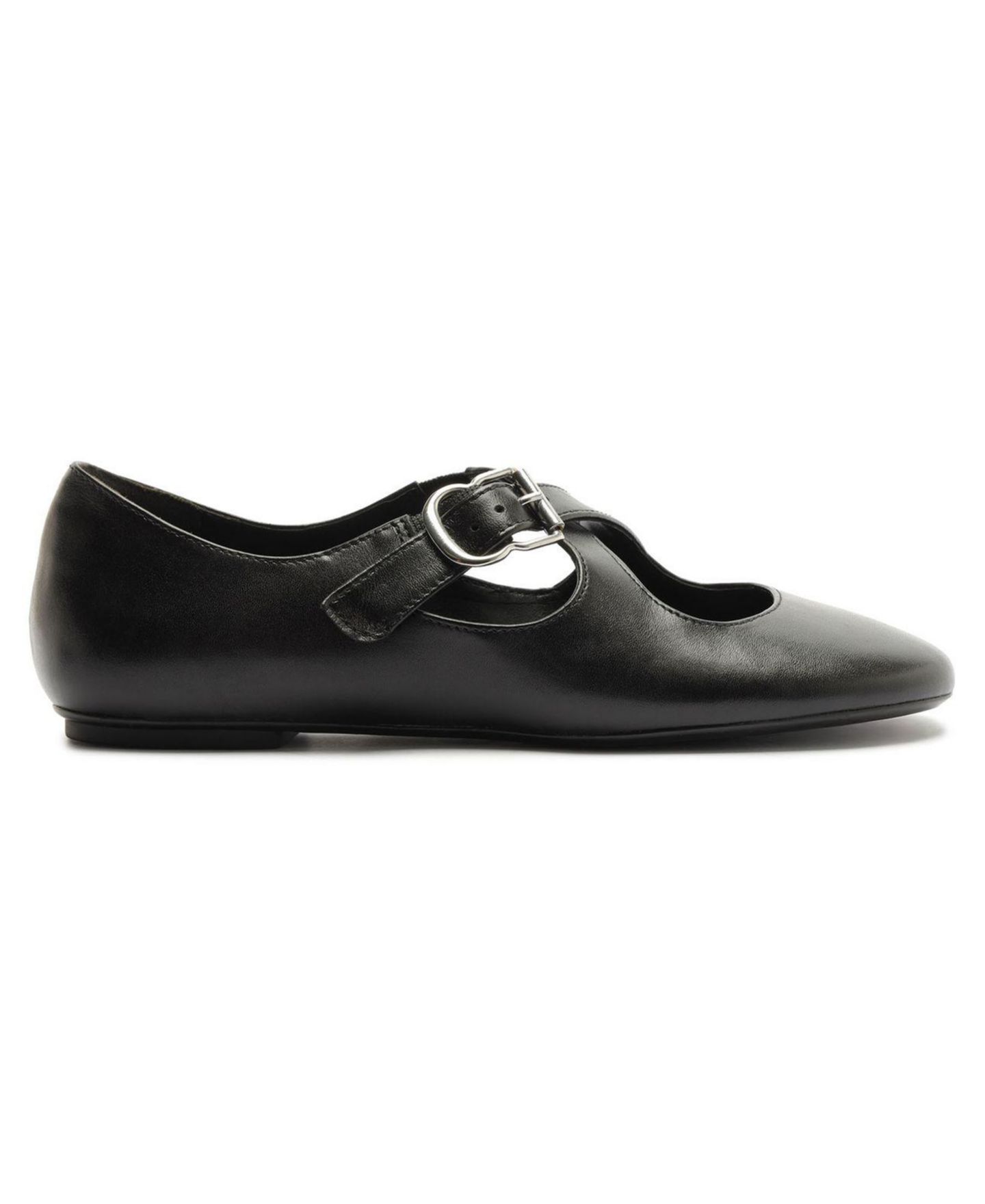 Женские балетки Schutz Molly Criss-Cross Round Toe Flats, цвет: Чёрный — фото 2