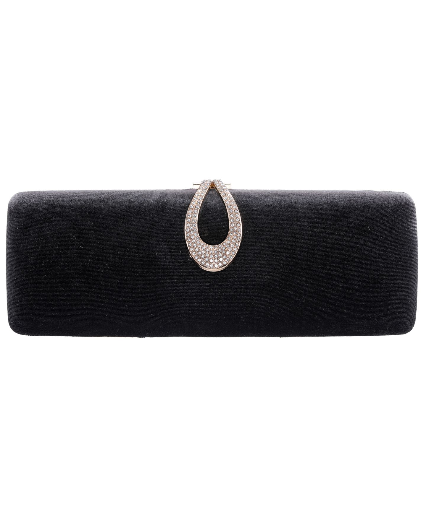 Женский клатч Nina Rumi Slim Minaudiere Small Clutch Handbag, цвет: Чёрный — фото 1