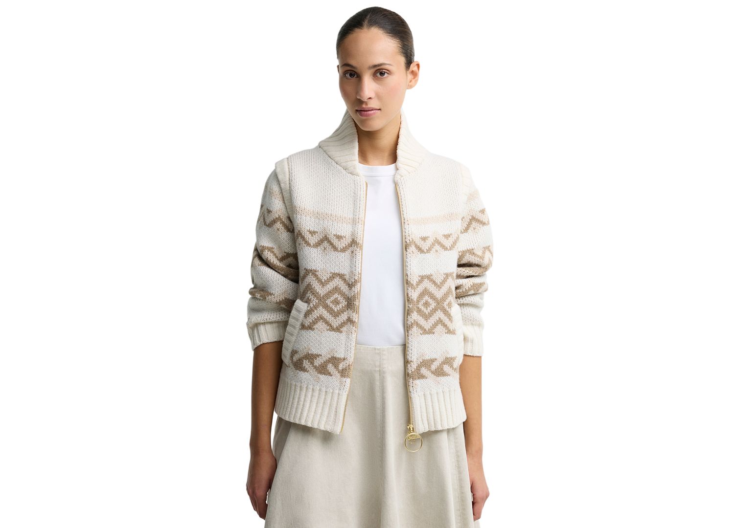 Women's Maplewood Fair-Isle Wool-Blend Cardigan