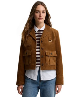 Women's Emmy Corduroy Utility Cropped Jacket