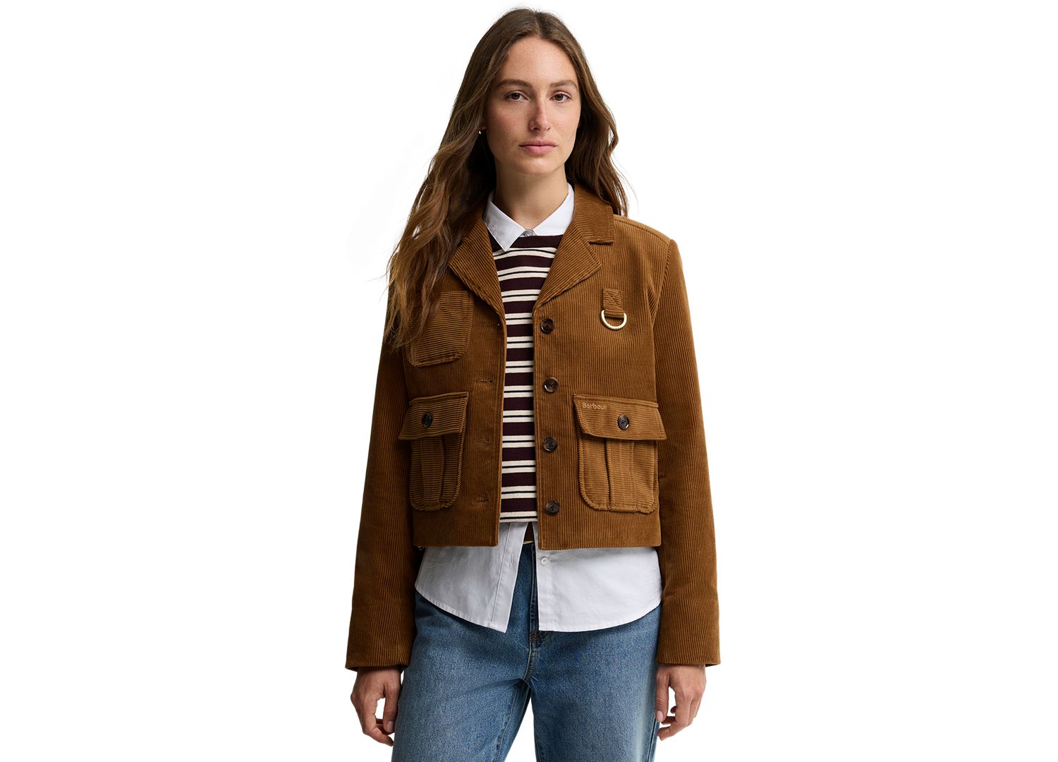 Women's Emmy Corduroy Utility Cropped Jacket