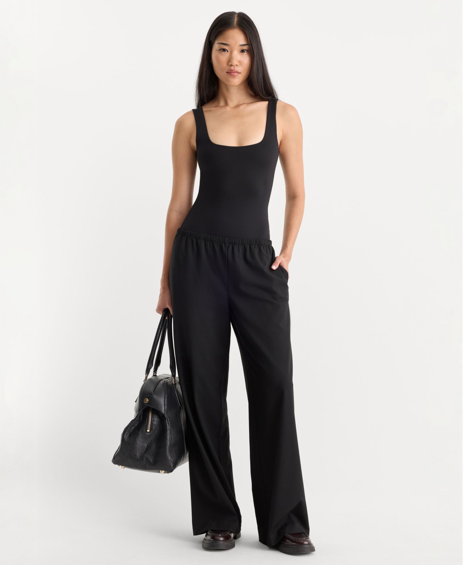 Women's Sculpting Modern Tank Bodysuit, Regular & Plus Size