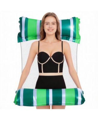 4 Pack Inflatable Pool Float Hammock Water Chair Lounge