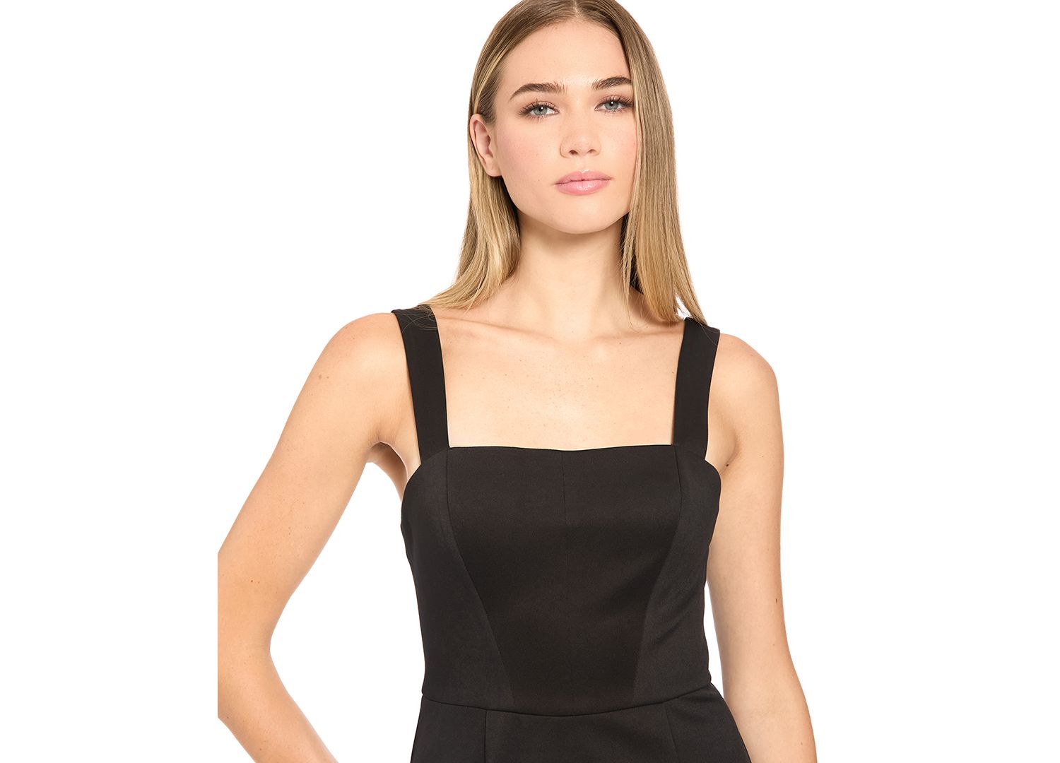 Women's Mini Asymmetrical Feather-Trim Dress