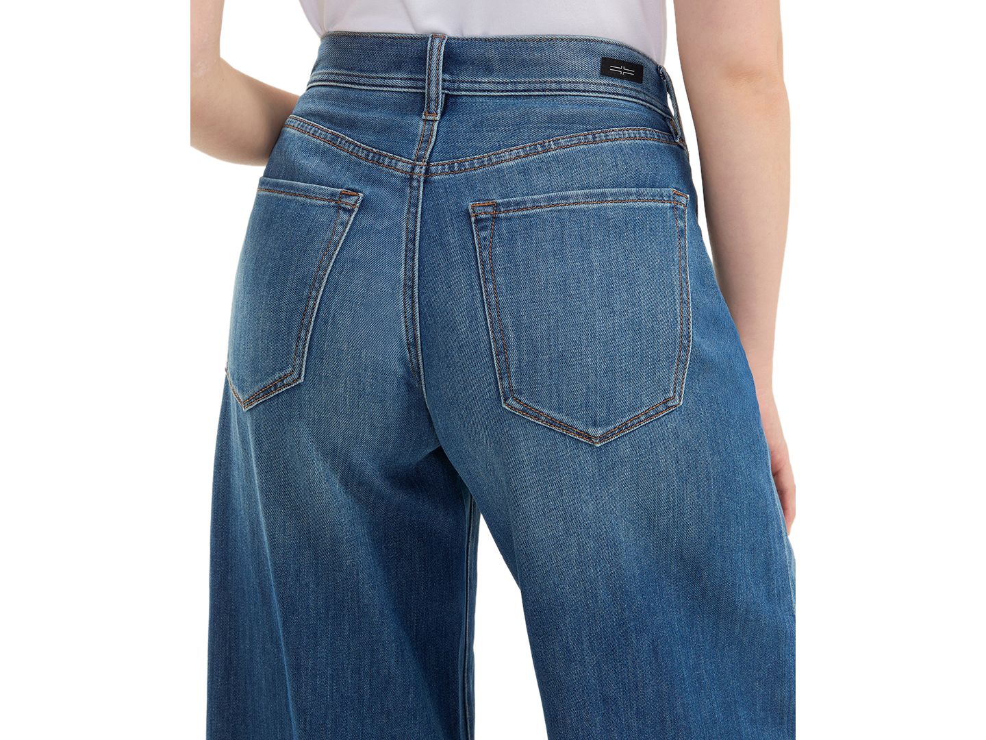 Женские джинсы Liverpool Los Angeles High-Rise Wide-Leg Relaxed Denim Jeans, цвет: Autumn Fade — фото 3