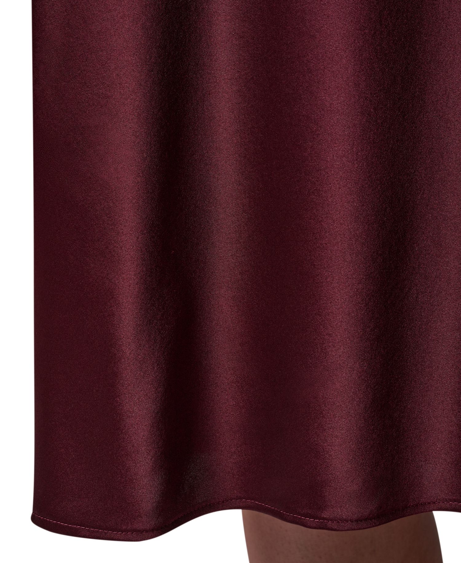 Petite High-Waisted A-Line Midi Skirt
