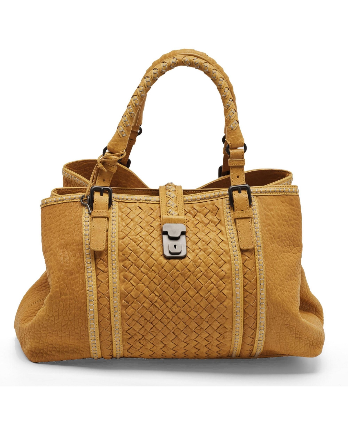 Pre-Owned Bottega Veneta Leather Tote Bag