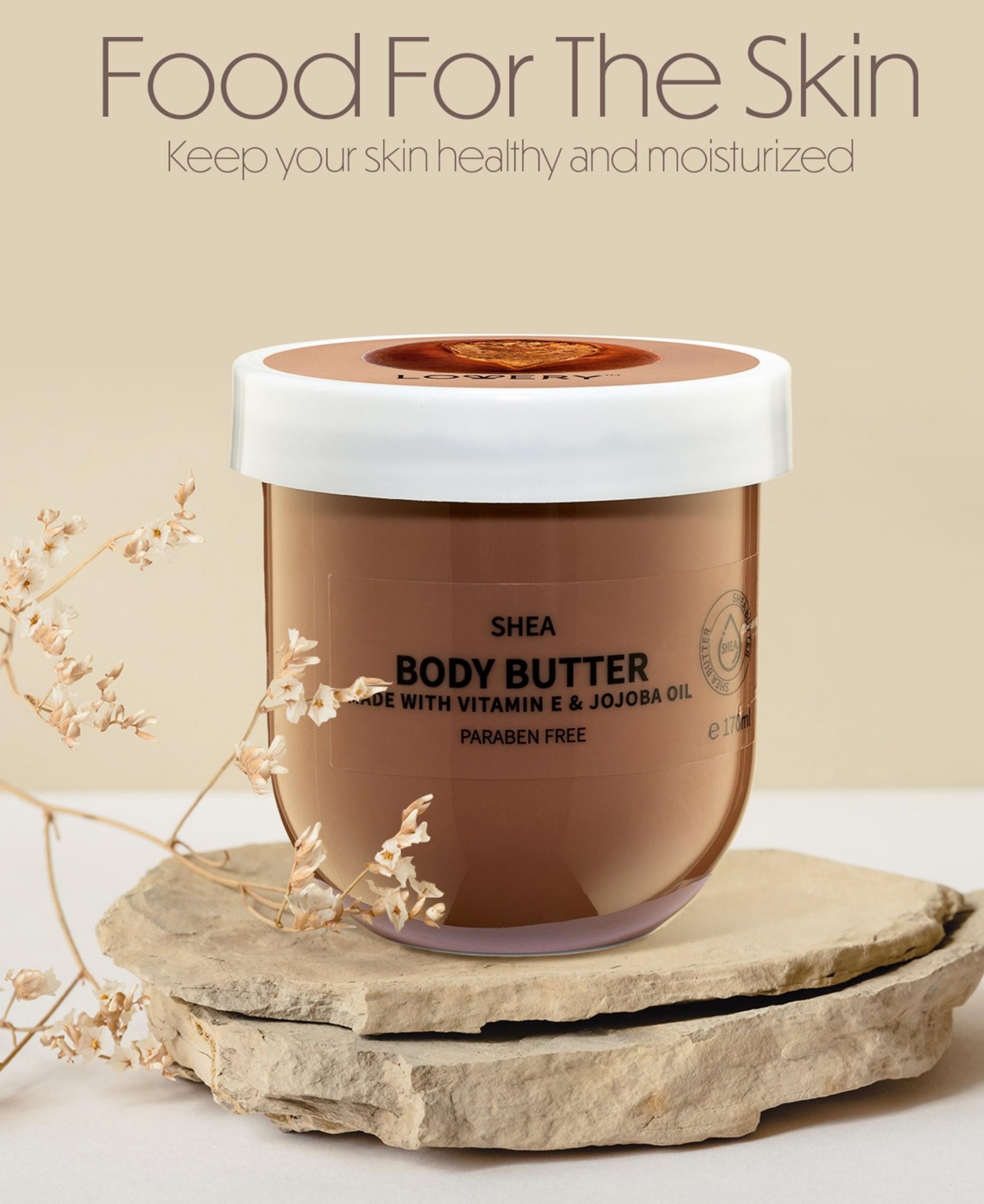 Lovery Shea Whipped Body Butter, 2-Pack Body Care Set
