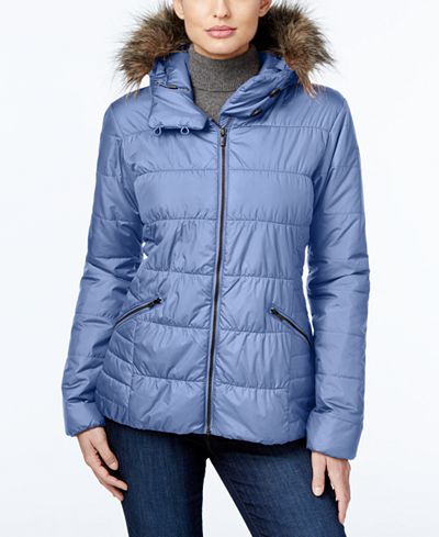 Columbia Sparks Lake Faux-Fur-Trim Thermal Coil Puffer Jacket