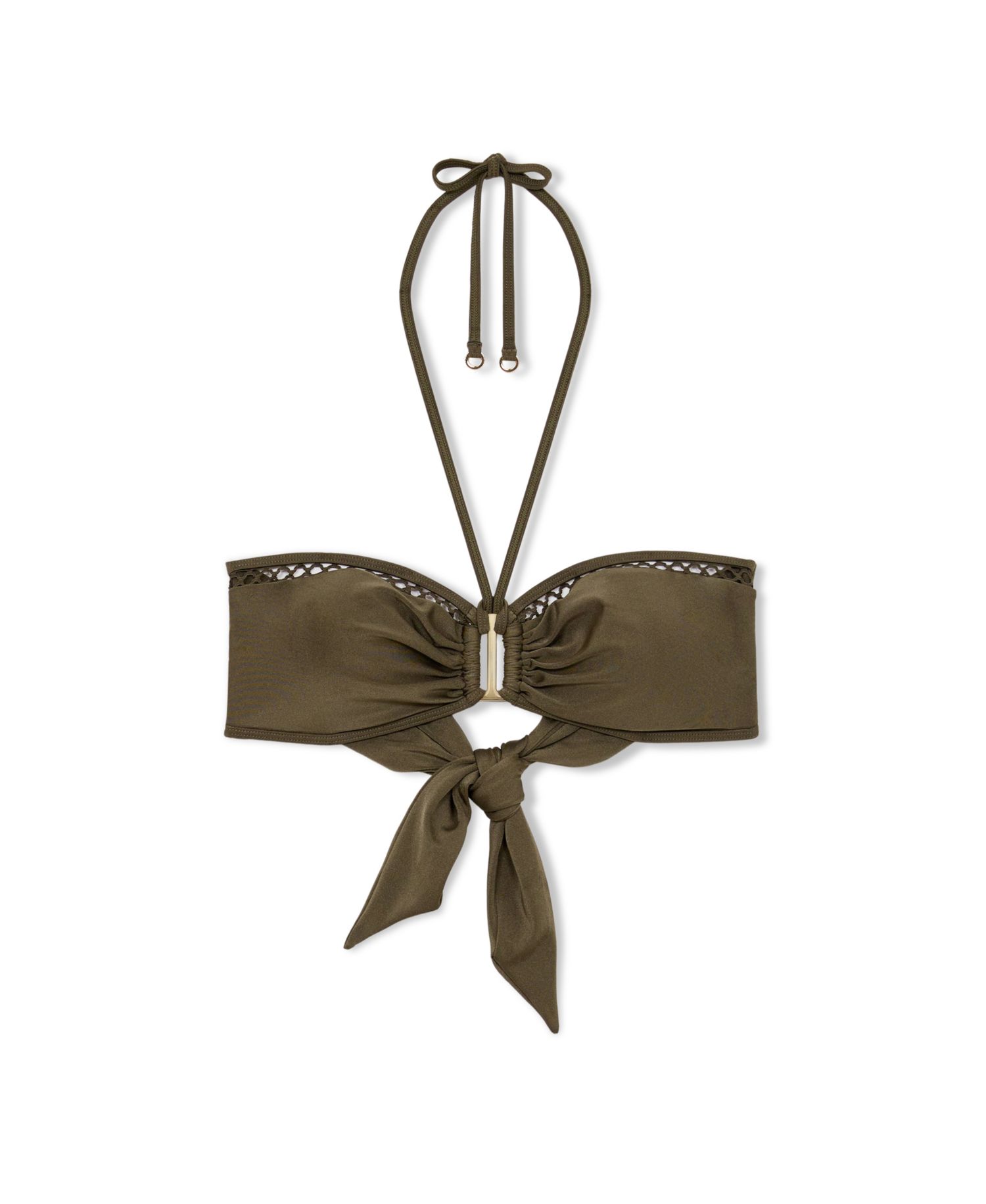 Women's Janina Shimmer Bandeau Bikini Top
