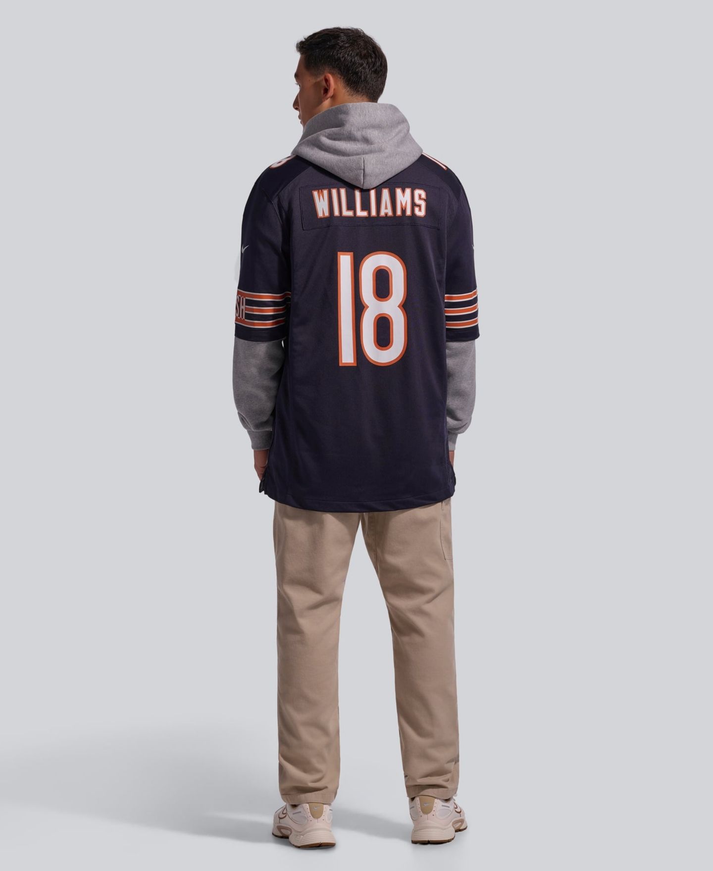 Мужской топ Nike Caleb Williams Chicago Bears 2024 NFL Draft First Round Pick Player Game Jersey, цвет: Тёмно-синий — фото 4